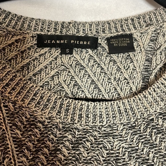 JEANNE PIERRE FLOWY KNIT TUNIC SWEATER (S) - Picture 5 of 7